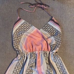 One piece bell bottom jumpsuit